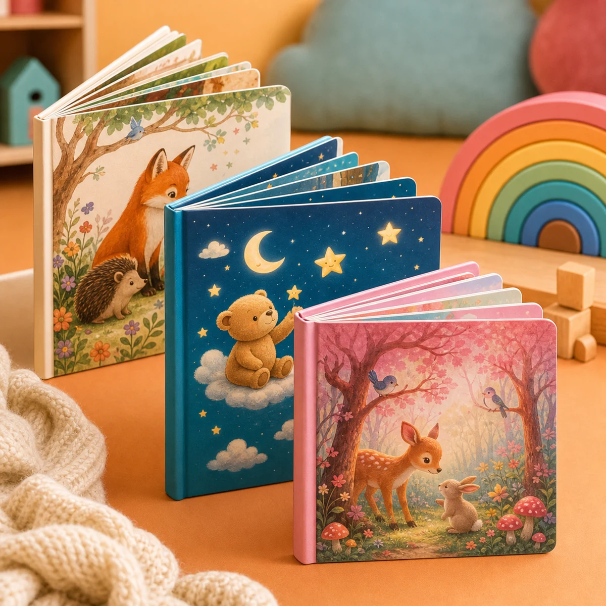 Kit com 3 Livros de Histórias Ilustradas